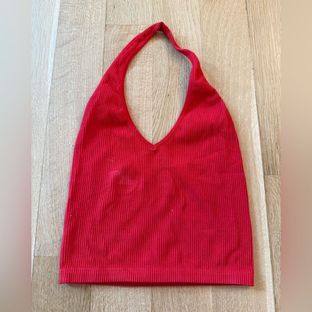 Red Halter Top